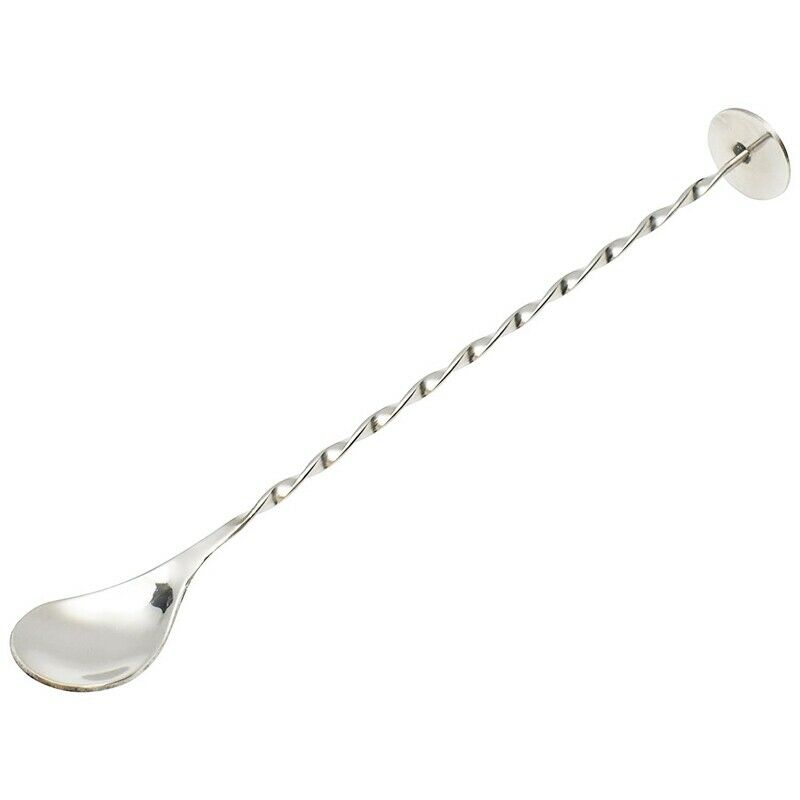 Twisted Mixing Spoon 27.5cm 11 Inch Mixing Spoon, Long Cocktail Spoon, Bar SpoS6