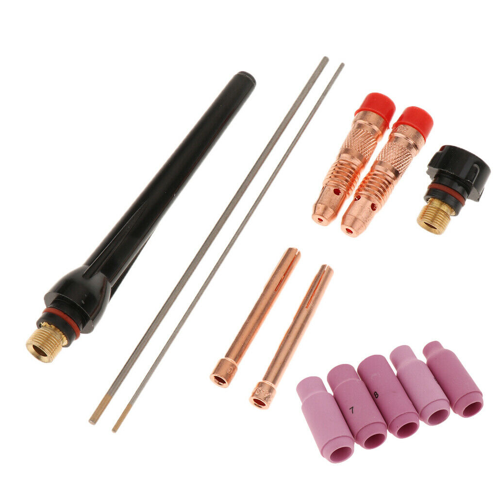 13pcs TIG Gas Lens   Kit Nozzle Fit TIG Welding Torch WP17/18/26