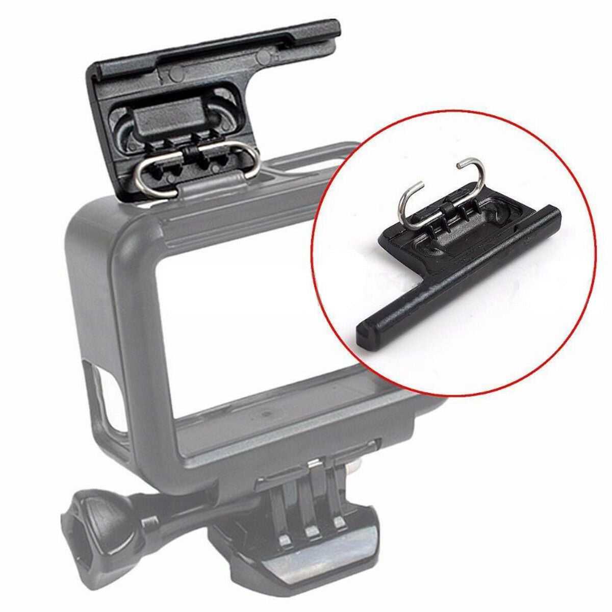 Replacement Housing Frame Top Lock Buckle Latch For Gopro Hero 5 Black Camera