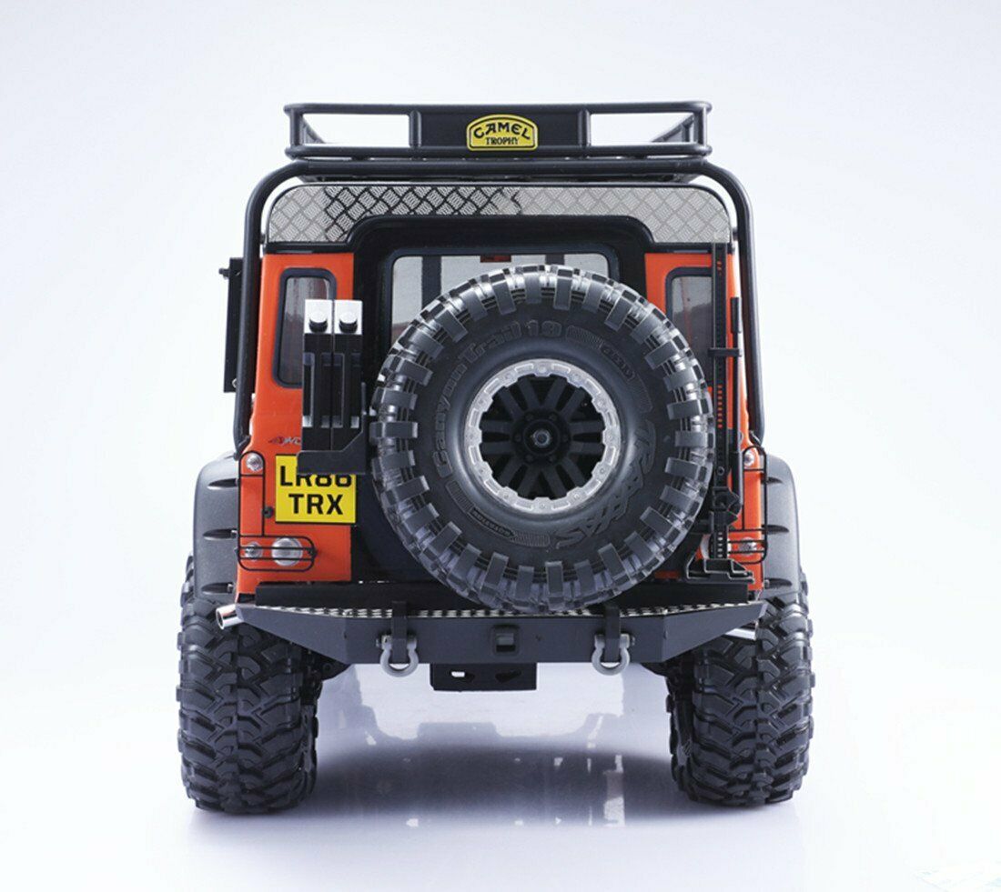Tailgate Top Anti-skid Plate Metal Decoration For 1/10 RC Traxxas TRX4 Defender