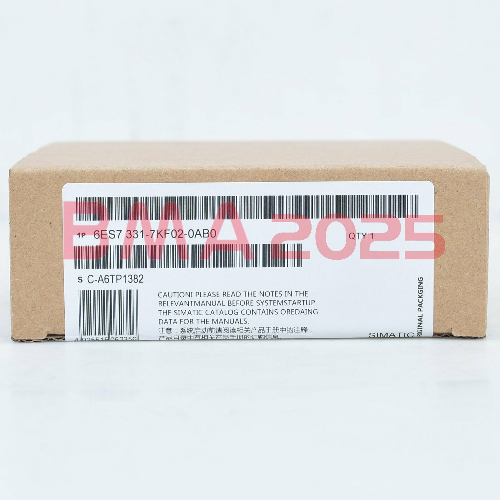 New 6ES7 331-7KF02-0AB0 6ES7331-7KF02-0AB0 1 year warranty DHL Free Ship SM9T
