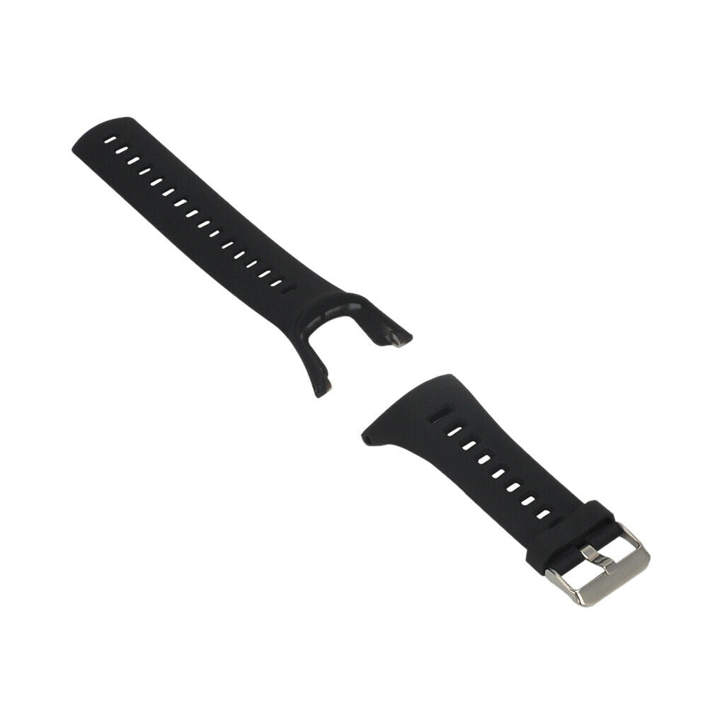 Black Rubber Replace Wristwatch Band for Ambit 3 Ambit 2 Ambit 1 Waterproof