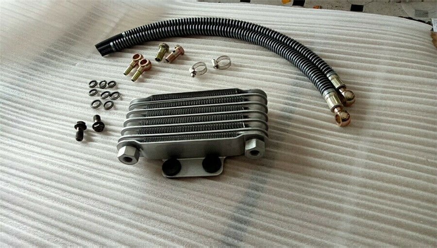 1pc Motorcyle Oil Coller Radiator Kit Prolong The Engine Life Add Horsepower