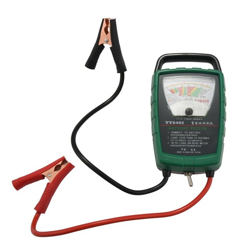 Ty6402 500A 2V 6V 12V Automotive/Car Battery Tester/Alternator/Cranking Check D2