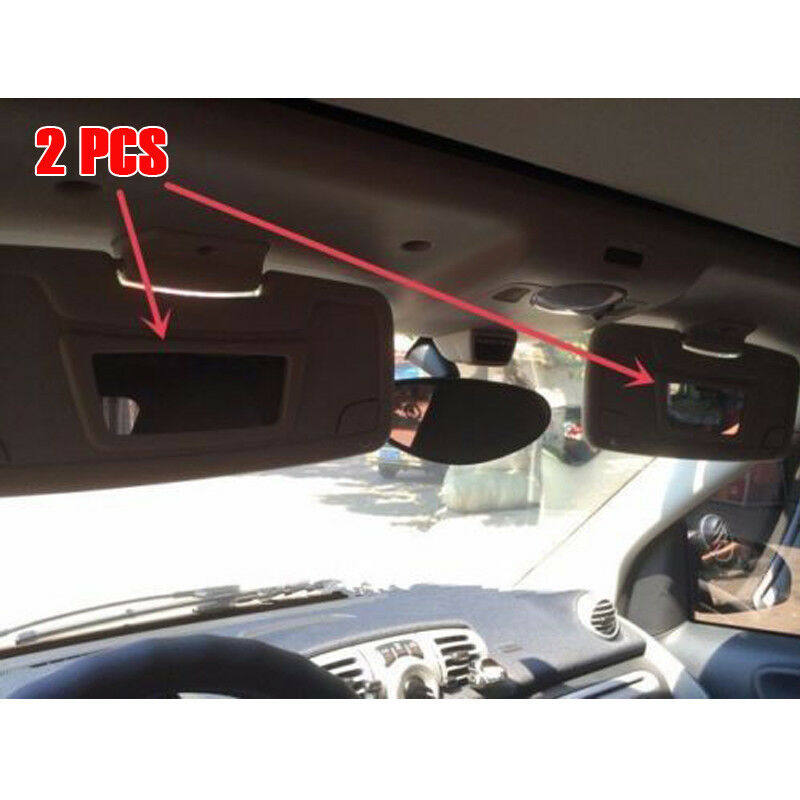 2PCS Fit For Mercedes Benz Smart Fortwo Sun Visor Cosmetic Make-up Mirror Pretty
