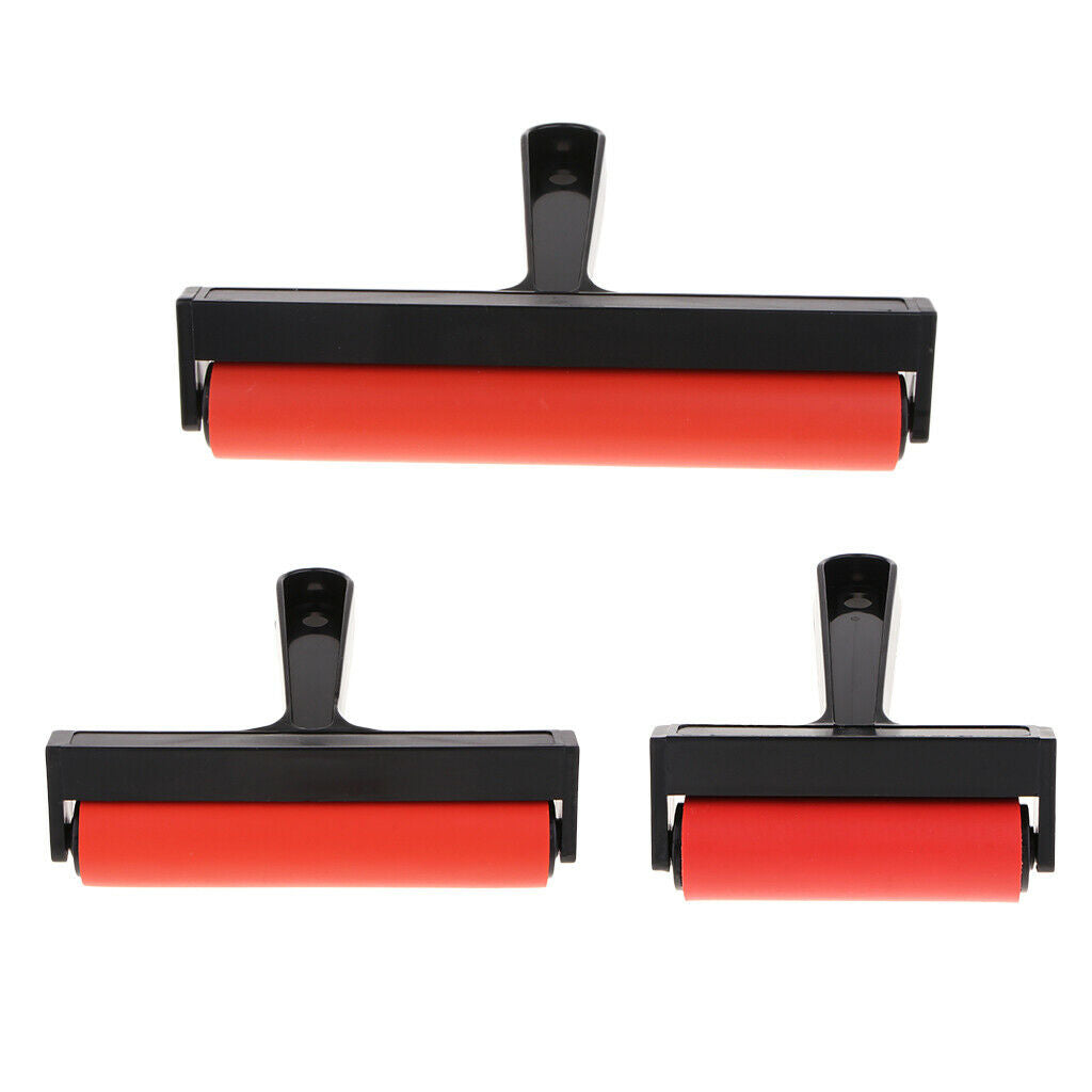 4inch   Rubber   Brayer   Roller   for   Printmaking ,  Printing ,  Oil