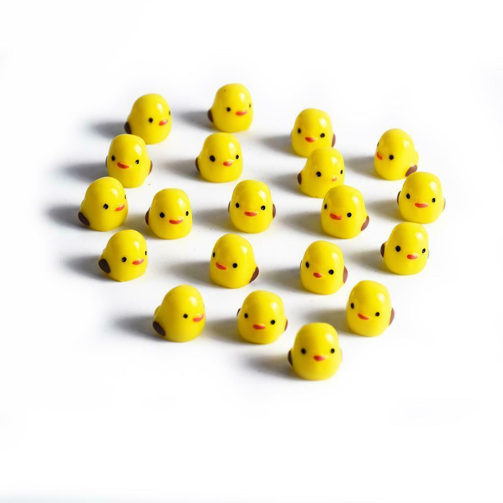 20x Micro Landscape Mini Chick for DIY Fairy Garden Home Tabletop Decoration