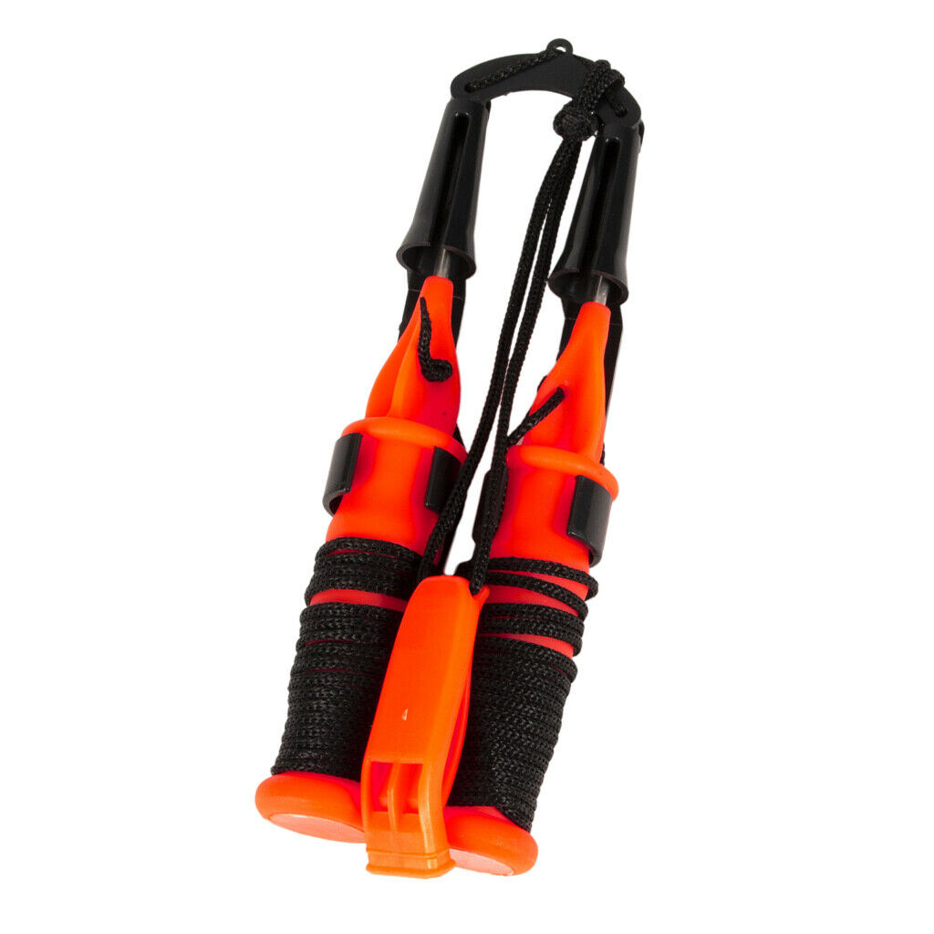 Ice Safety Picks Handheld Escape Spikes With Lanyard Come With Whistle