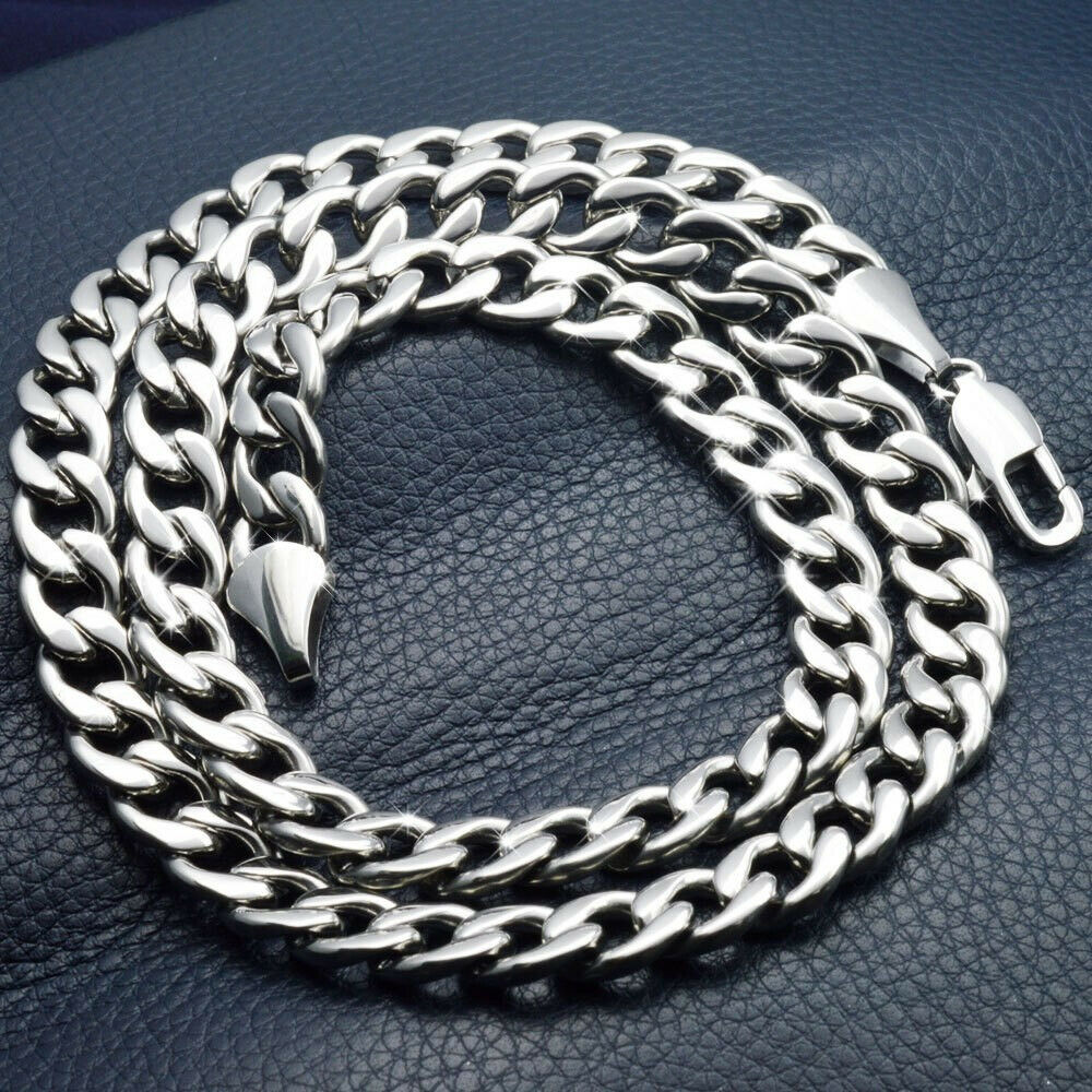 Sliver Bracelet And Chain Necklace alloy for Mens And Womenâ€™s non tarnish Set