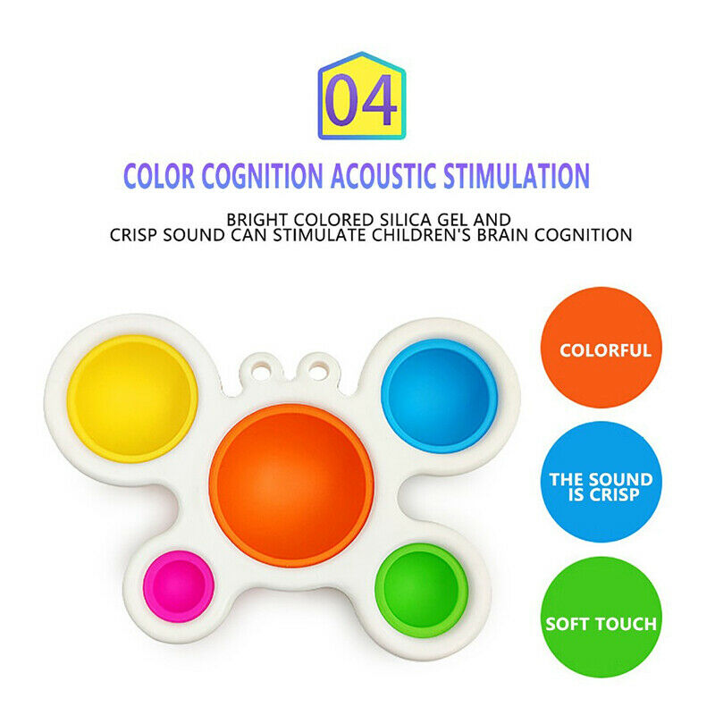 Infant Baby Toys Exercise Board Rattle Colorful Intelligence Development .l8