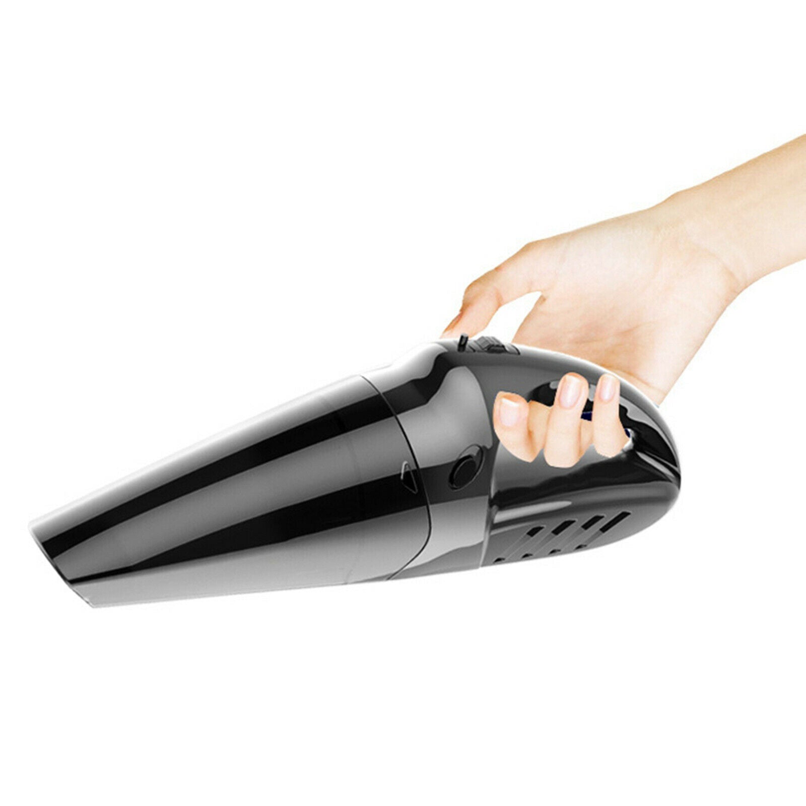 Vacuum Cleaner Car Duster Rechargeable Wet & Dry for Home Office Black