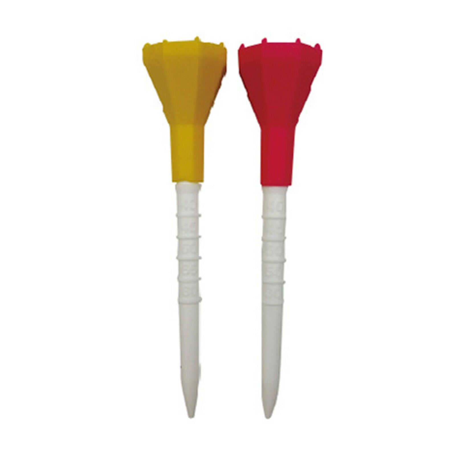 5Pack Golf Tees 3.4inch Unbreakable Big Cup Colored Golf Tee Golf Practicing