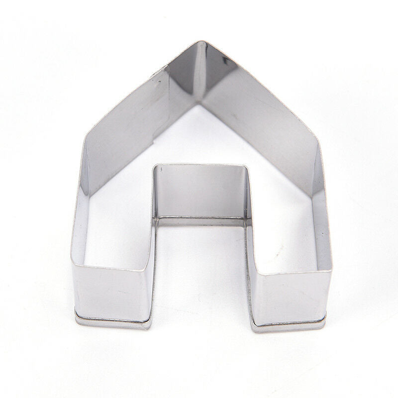 Mini Gingerbread House Cookie Cutter Set 3Pieces Stainless Steel Biscuit M.l8