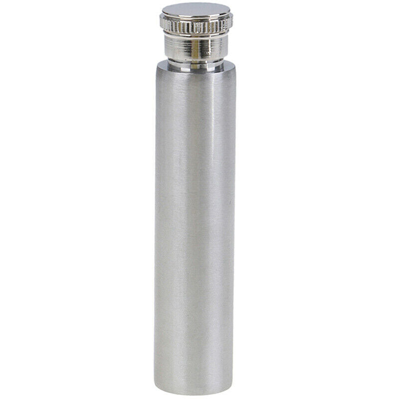 1OZ Hip Flasks Polished Round Bottom Tubular Wine Pot Wine Bottle Whisky Bot Pb