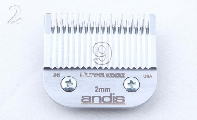 Ultra Edge Blade 9# 2mm Fit Most Andis,Oster,Wahl,Shark Clipper Pet Grooming