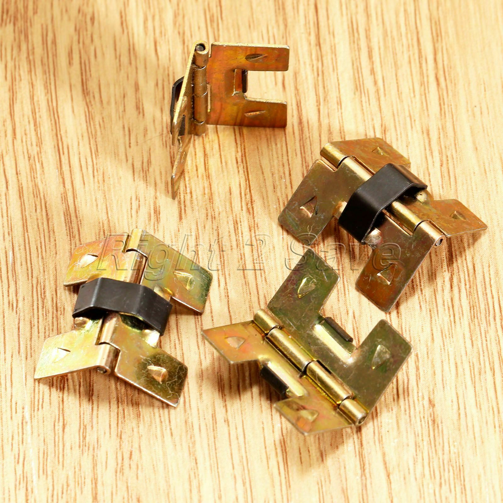 20*18mm Retro Jewelry Box Spring Hinges Furniture Door Chests Hardware 4Pcs