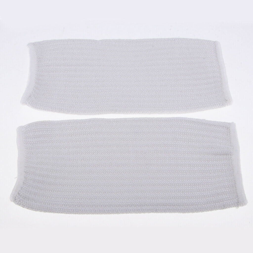 White Arm Protection Cut Resistant Armband Anti-cut Sleeves Labor Protection
