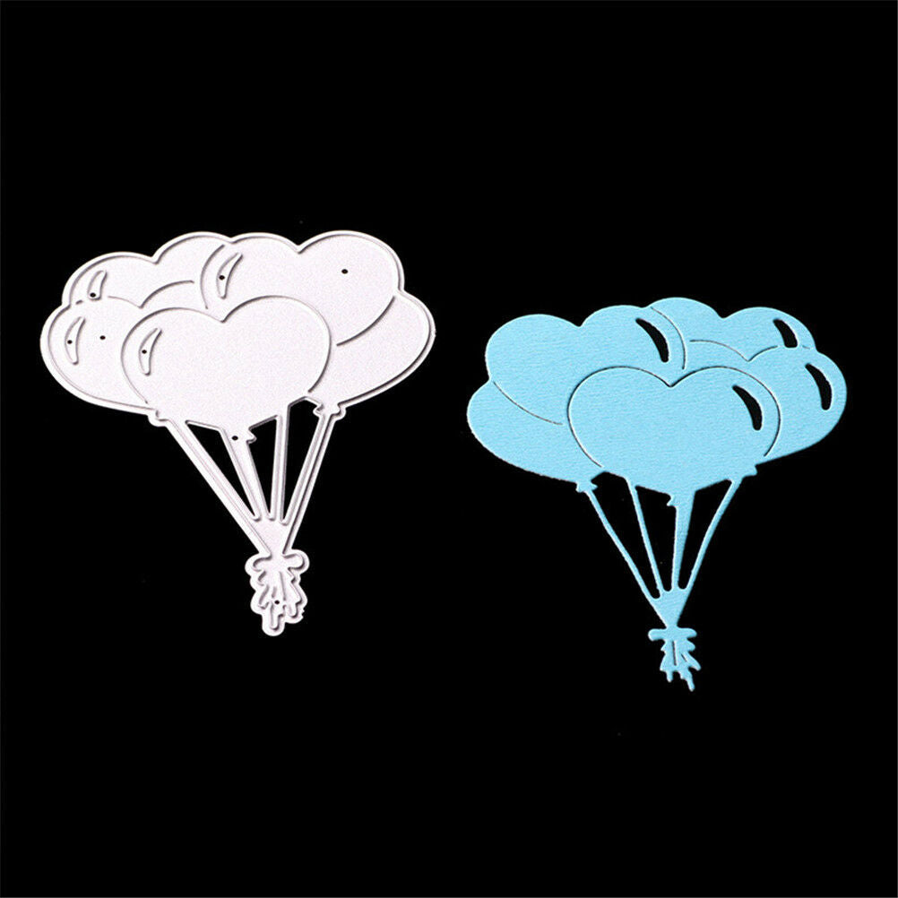 Love Heart Balloons Metal Cutting Die Scrapbooking Embossing Craft Stenci.l8