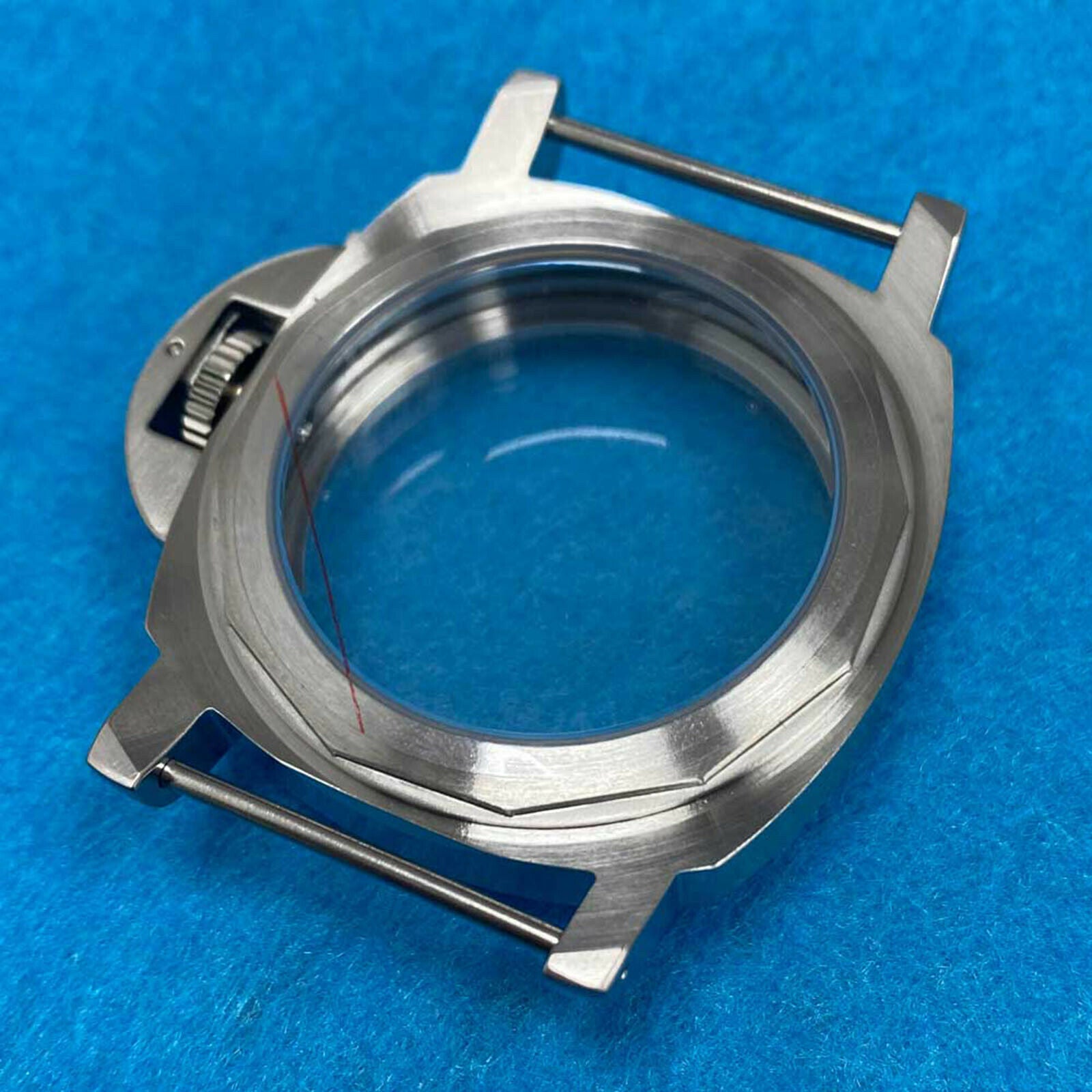 Stainless Steel Watch Case PAM 44MM for ETA 6497/6498 Seagull ST36 Movement