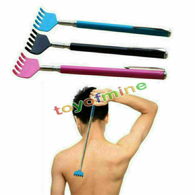 Telescopic Portable Extendable Metal Back Scratcher Massager Handle new