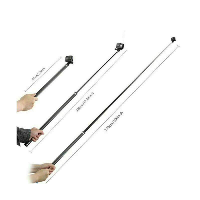 Ultra Long Selfie Stick for GoPro Hero 7 Hero 6 Hero 5 Black（2018） BS5