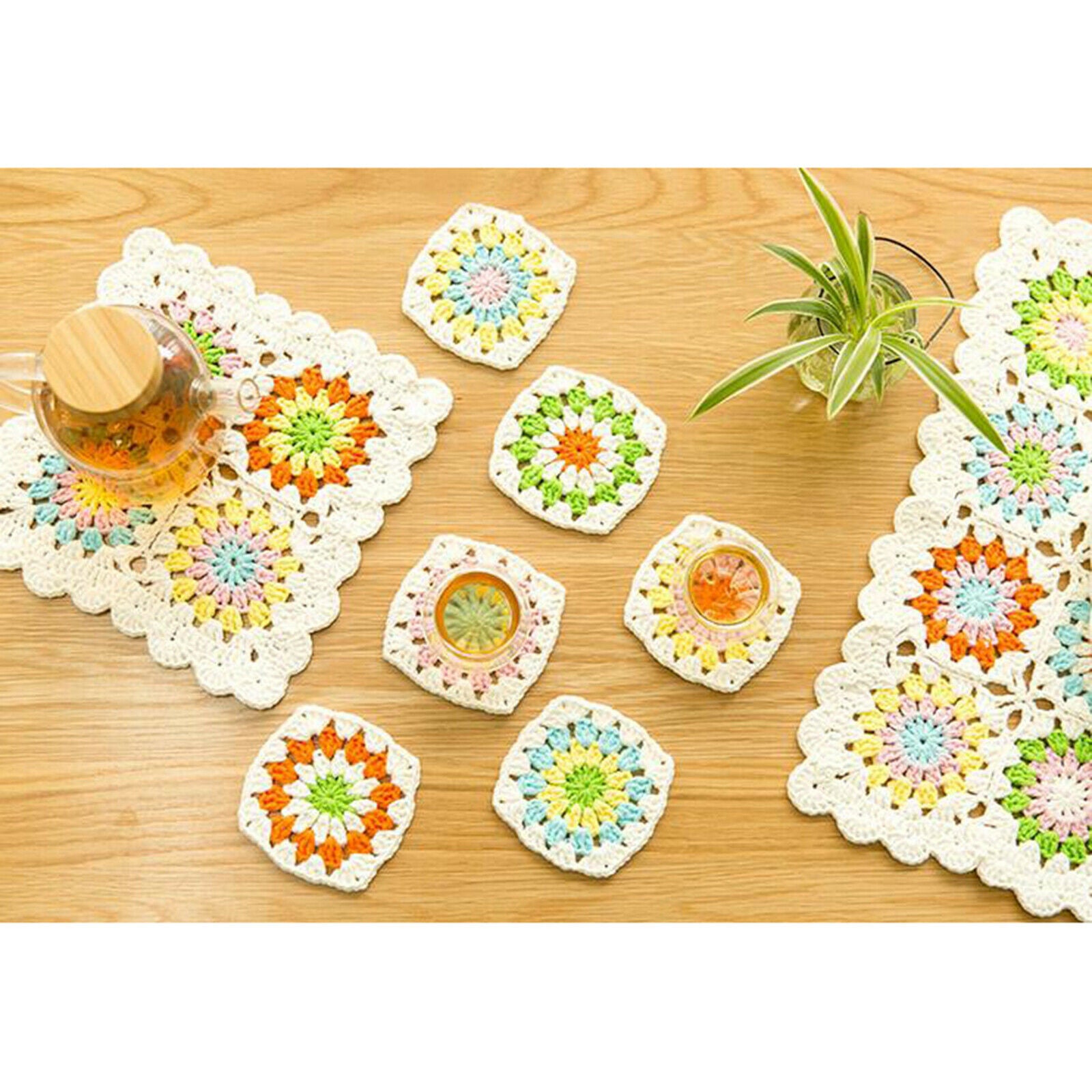 20Pcs/Set Square Plastic Canvas Sheets for Embroidery Yarn Crafting Crochet
