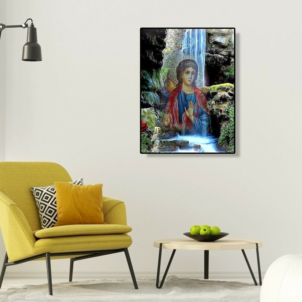 5D DIY Full Drill Diamond Painting Notre Dame Fall Embroidery Mosaic Craft @