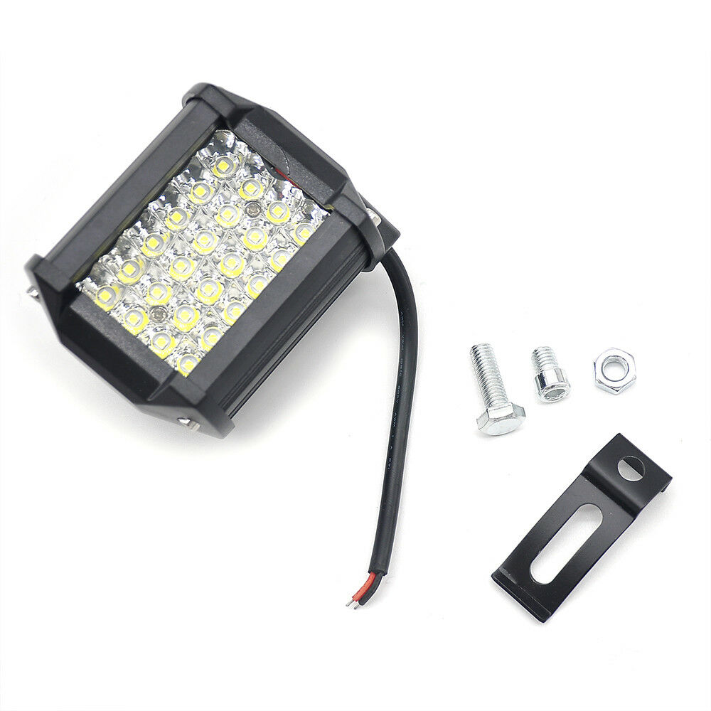 200W LED Work Light Bar Beam Spot Offroad Driving Fog Lamps SUV ATV 4WD 4" IDEM