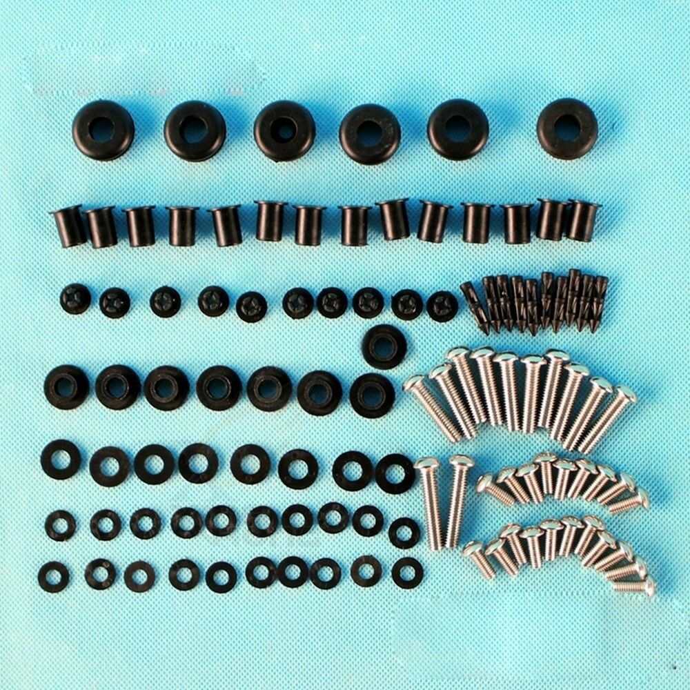 Fairing Bolt Kit Screws Bolts Stainless Fastener For Kawasaki Ninja ZX-6R 03 04