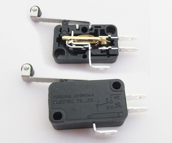 100pcs Micro High Roller Level Long Handle Normally Open/Close Switch 28x16mm