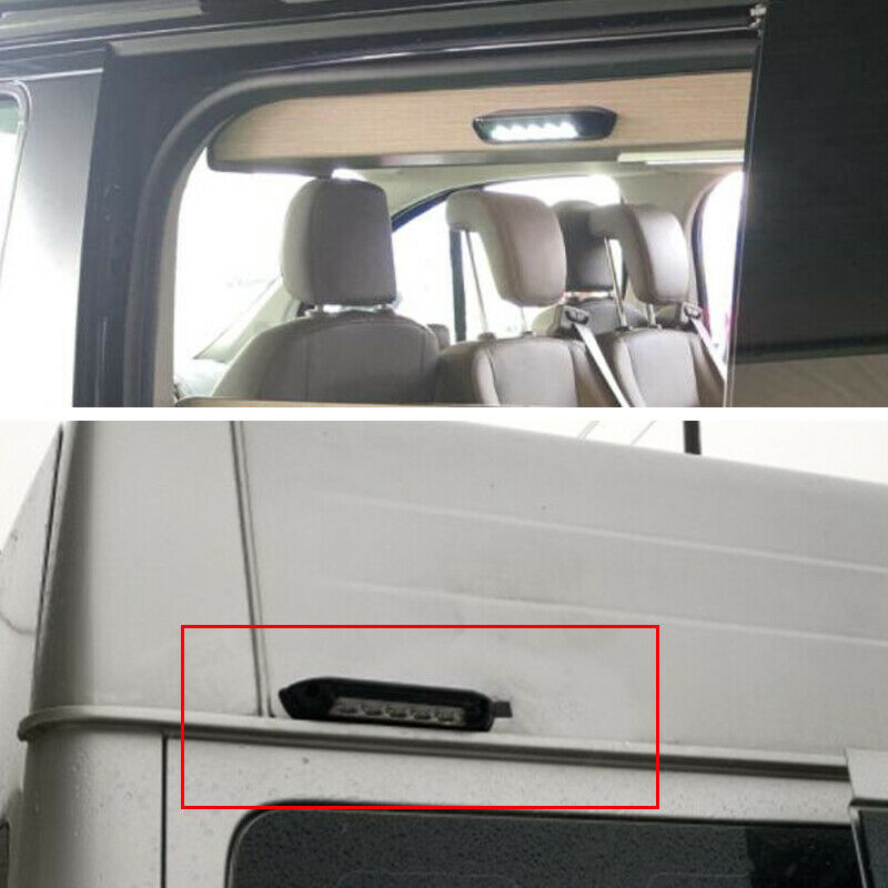 Car RV Marine Roof Dome Lamp Ceiling Lighting 12V White 5 LED Spotlights Lamp