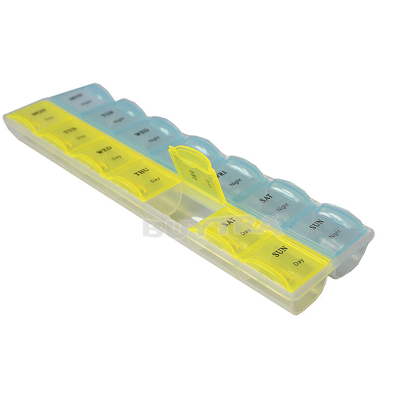 7 Day Pill Box Medicine Tablet Dispenser Organiser Storage Case Am / P.l8