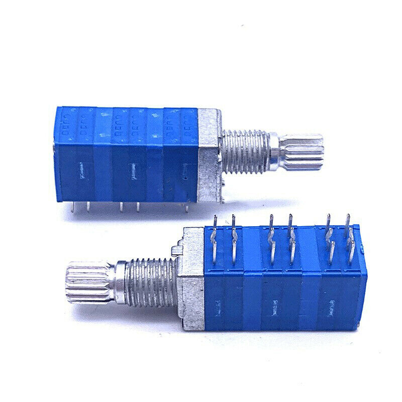 1pcs 09 type precision potentiometer six way B50K shaft length 15MM volume