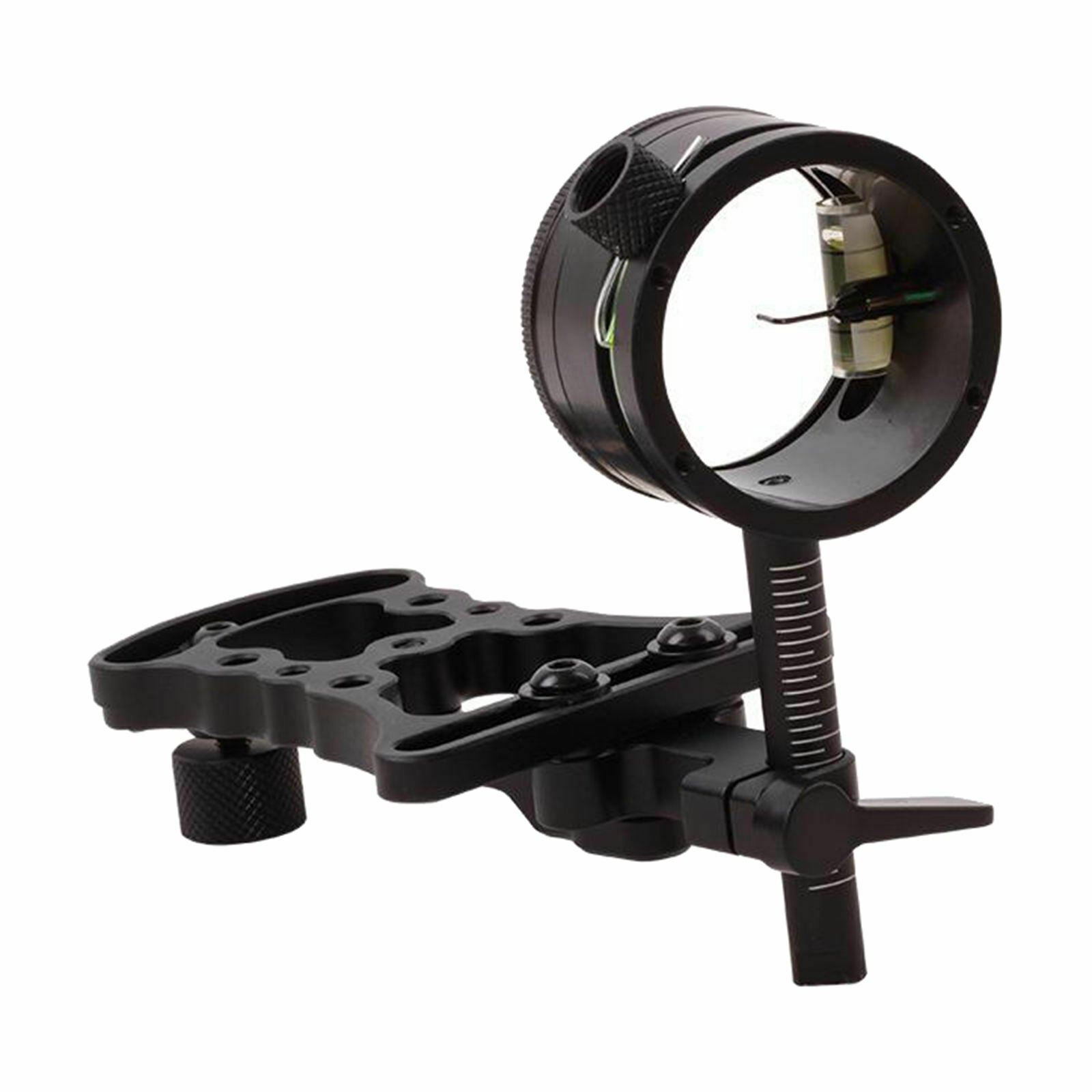 Deluxe Micro-Adjust Single Pin Bow Sight Ultralight Portable 1-Pin Slider