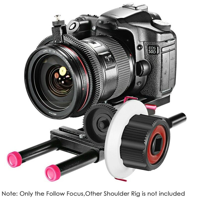VD-F0 Camera Follow Focus 15MM Follow Focus with Gear  Belt for  Nikon Sony A6U1