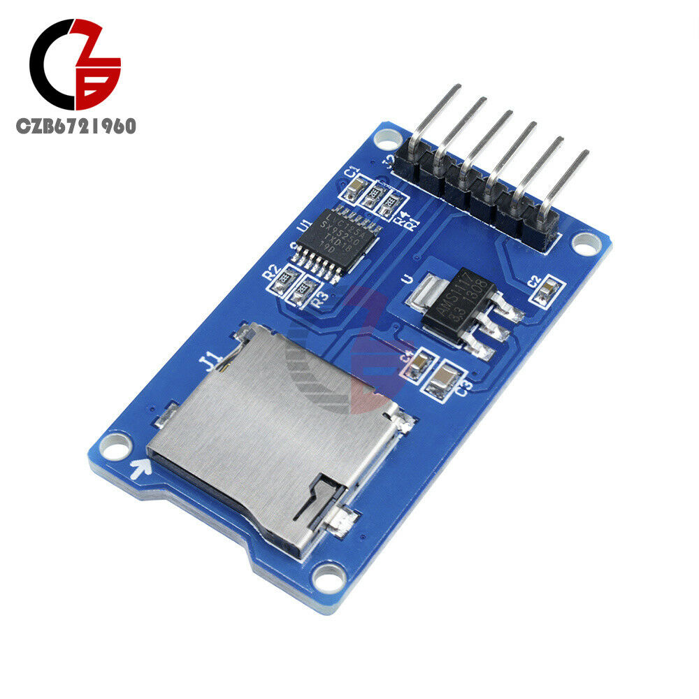 10PCS Mciro SD TF Card Memory Shield Module Storage Board 3.3V SPI for Arduino