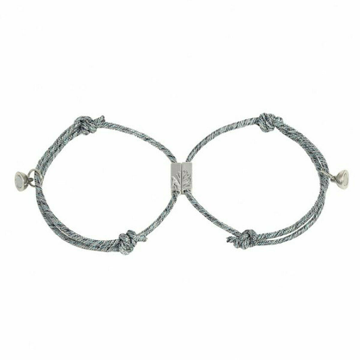 2pcs Attract Couples Bracelets Bracelet Rope Weaving Magnet Love Jewellery Gifts