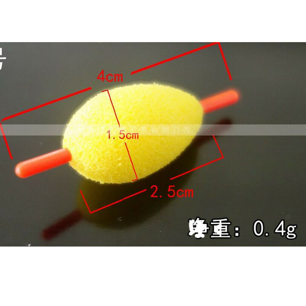 10Pcs EVA Floating Sea Rock Ice Fishing Slip Stick Belly Float Carp Bait S
