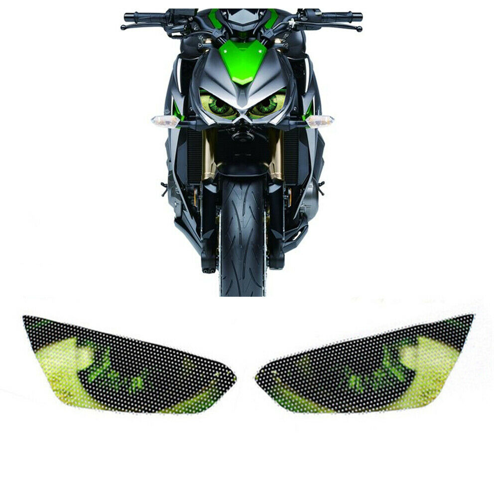For Kawasaki Z1000 2014-2016 Headlight Protection Stickers Green Eye Stickers