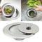 Kitchen Sink Strainer Drain Hair Catcher Bath Stopper Plug Sewer Filter with Lid