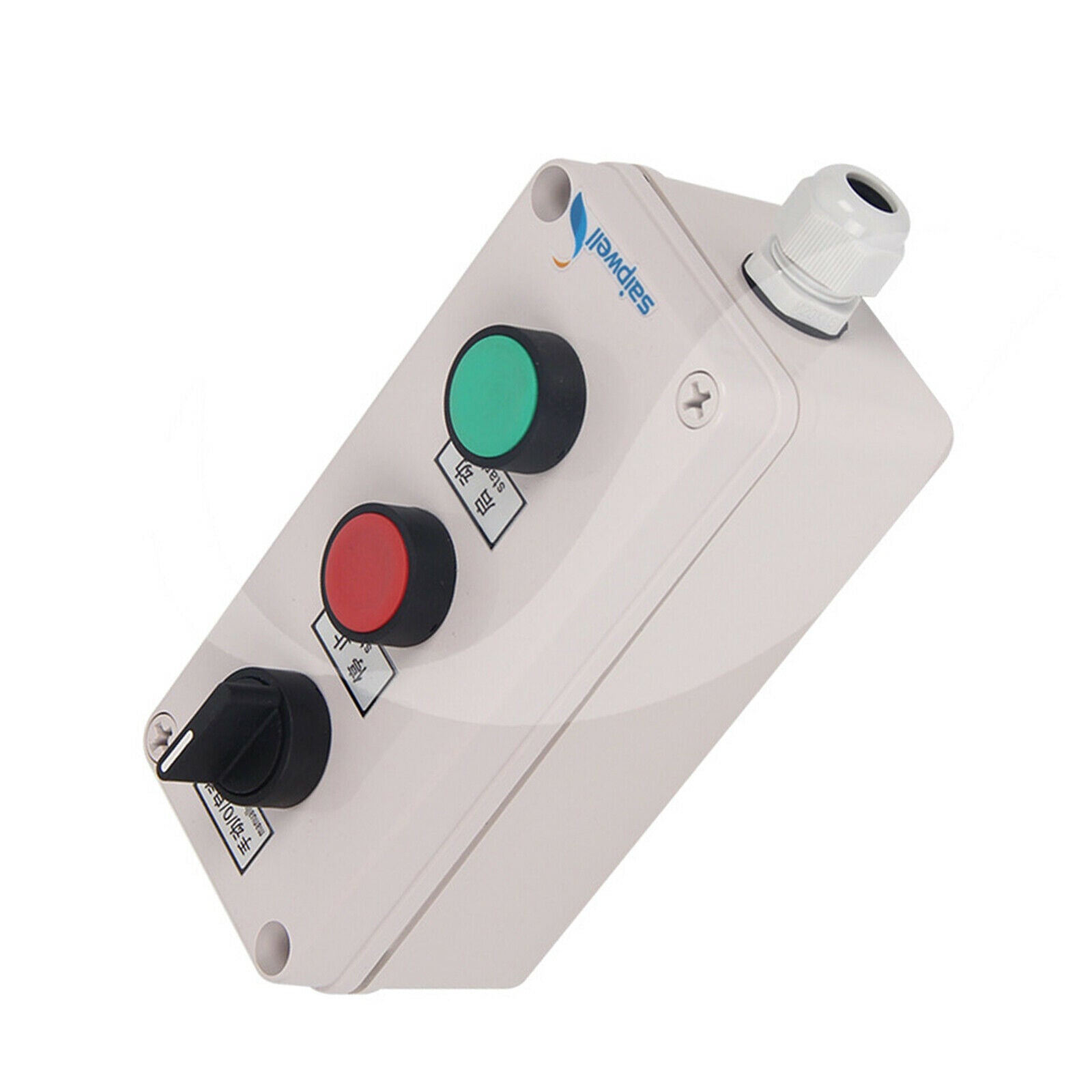 Junction Box Selector Momentary On/Off Start Stop Self Lock for Gate Opener