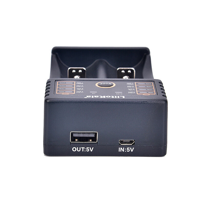 LiitoKala Lii-202 2 Slots USB Battery Charger For Ni-MH Li-ion LiFePO4 DD