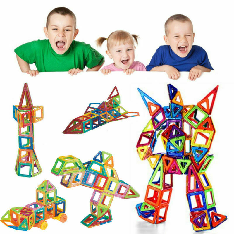 76pcs Educational Magnetic Sticks Building Blocks Toys Set Kids Children Gifts