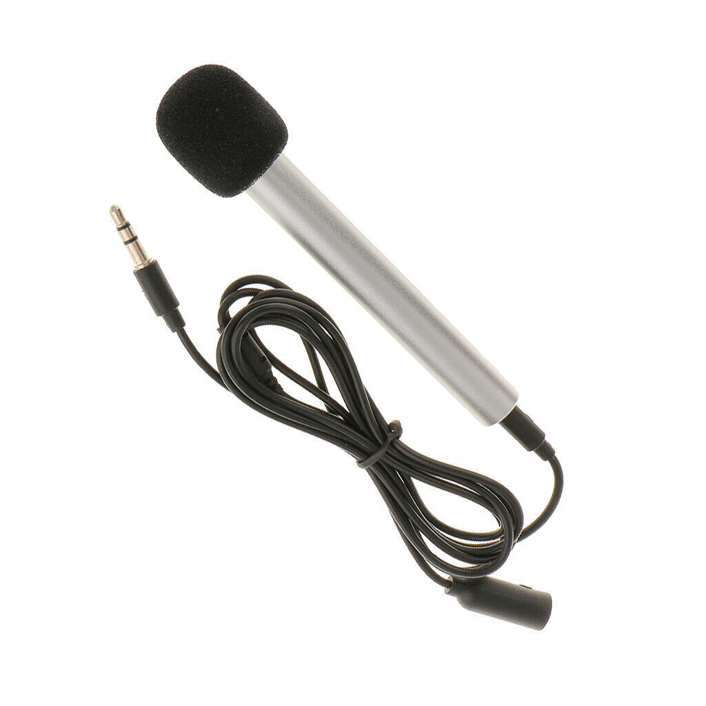 3.5mm Mini Handheld Microphone Omnidirectional Mic for Smartphone