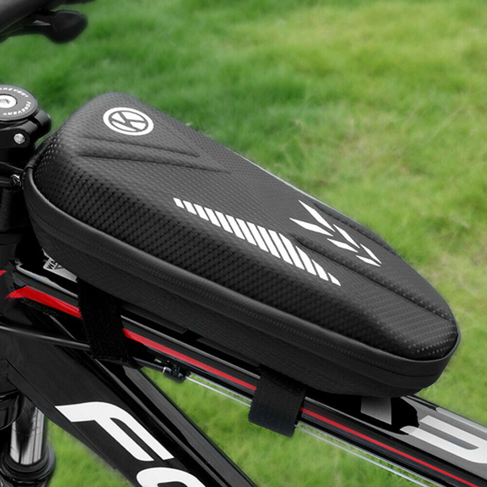 Bicycle Frame Front Top Tube Bag Waterproof Reflective Large MTB Bike Pack @
