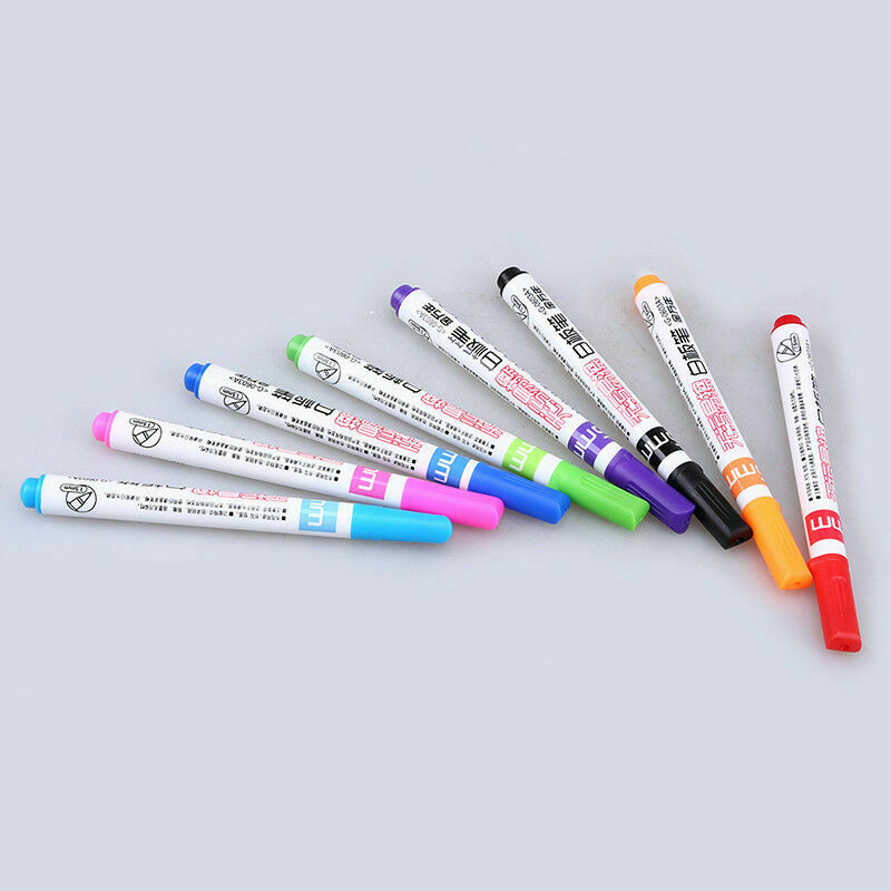 8 Pcs Multicolor Liquid Chalk Marker Pen Note Board Glass Writing Paintings DIY
