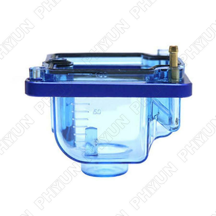 For PWK I/II/III Transparent Carburetor Bottom Float Bowl Plastic Shell Blue
