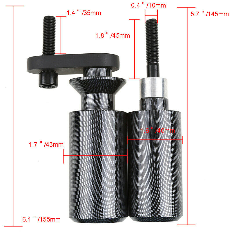 Frame Sliders Crash For Yamaha YZF R6 08-15 FJR1300 GG 06-07 FZ6 FAZER 2004-2008
