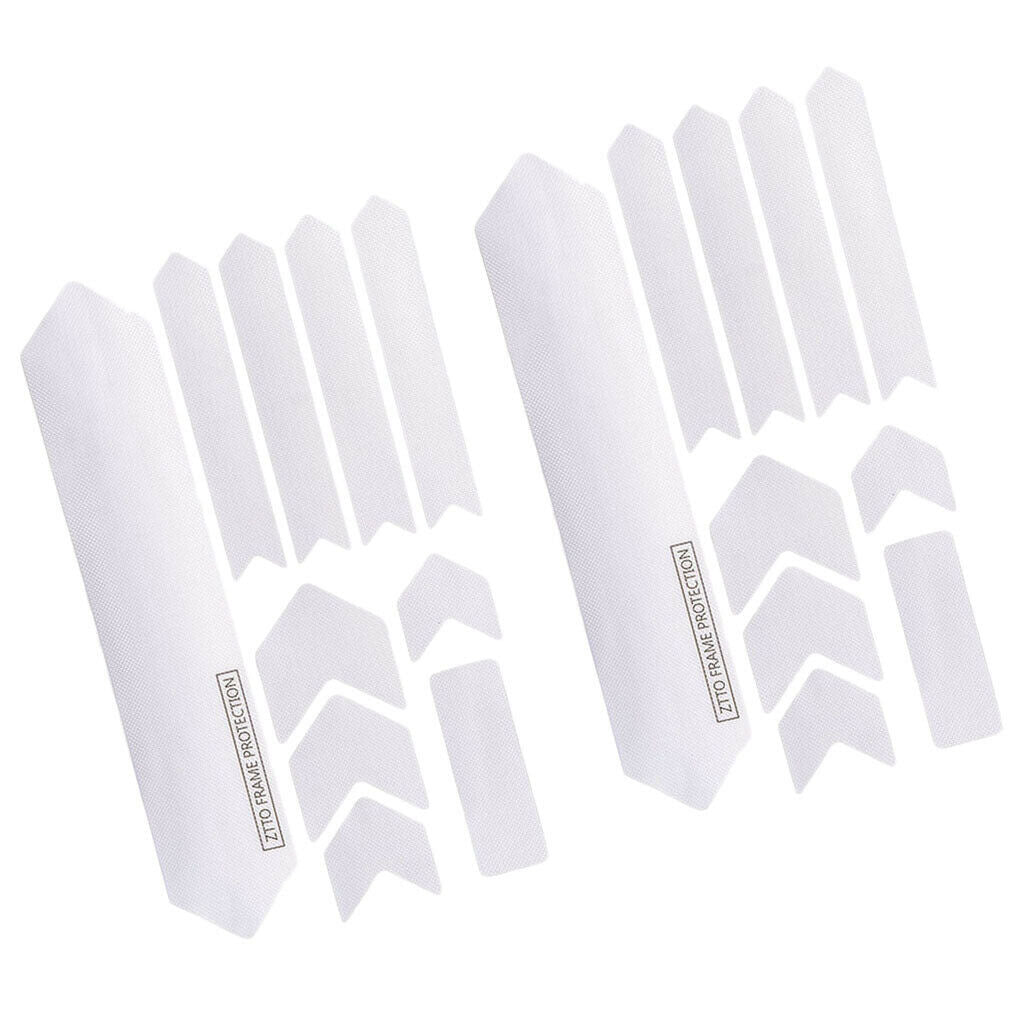 2 Set Bike Frame Stickers Bike Rack Paster Protection Film Bike Stickers