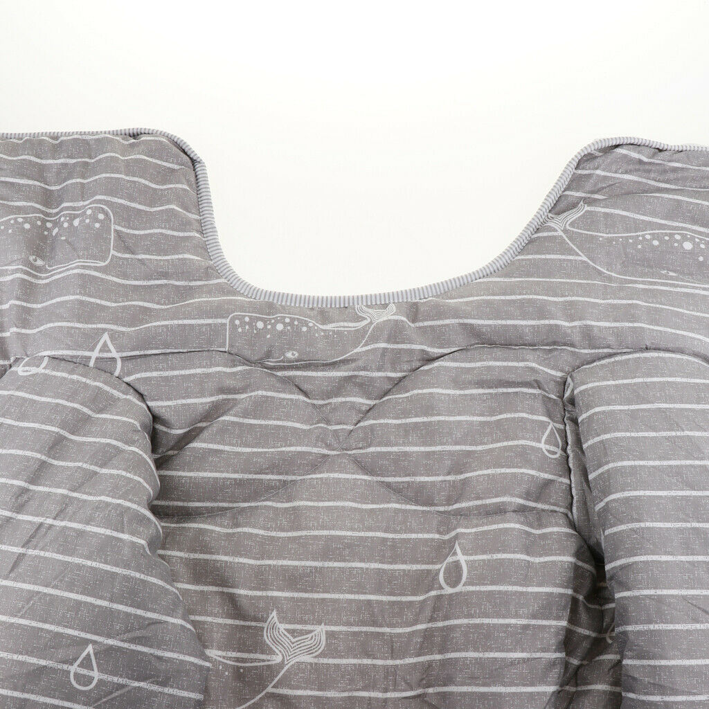 Multifunction Wearable Soft Warm Blanket with Sleeves Winter Lazy Quilt Grey